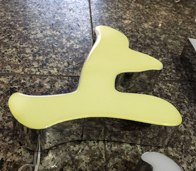 樹脂發光字變黃了怎么辦？