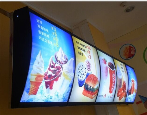 60單面弧形點餐燈箱 60單面弧形點餐燈箱