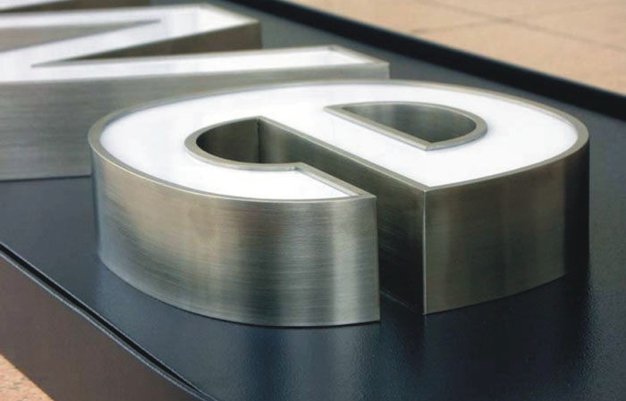 不銹鋼字,不銹鋼背發字,不銹鋼發光字的制作