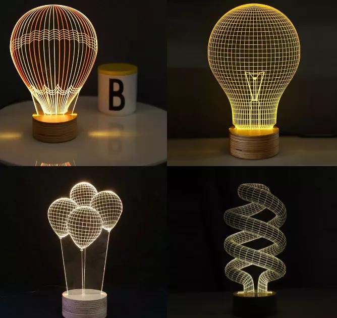 真沒想到,這么漂亮的燈是用亞克力做的