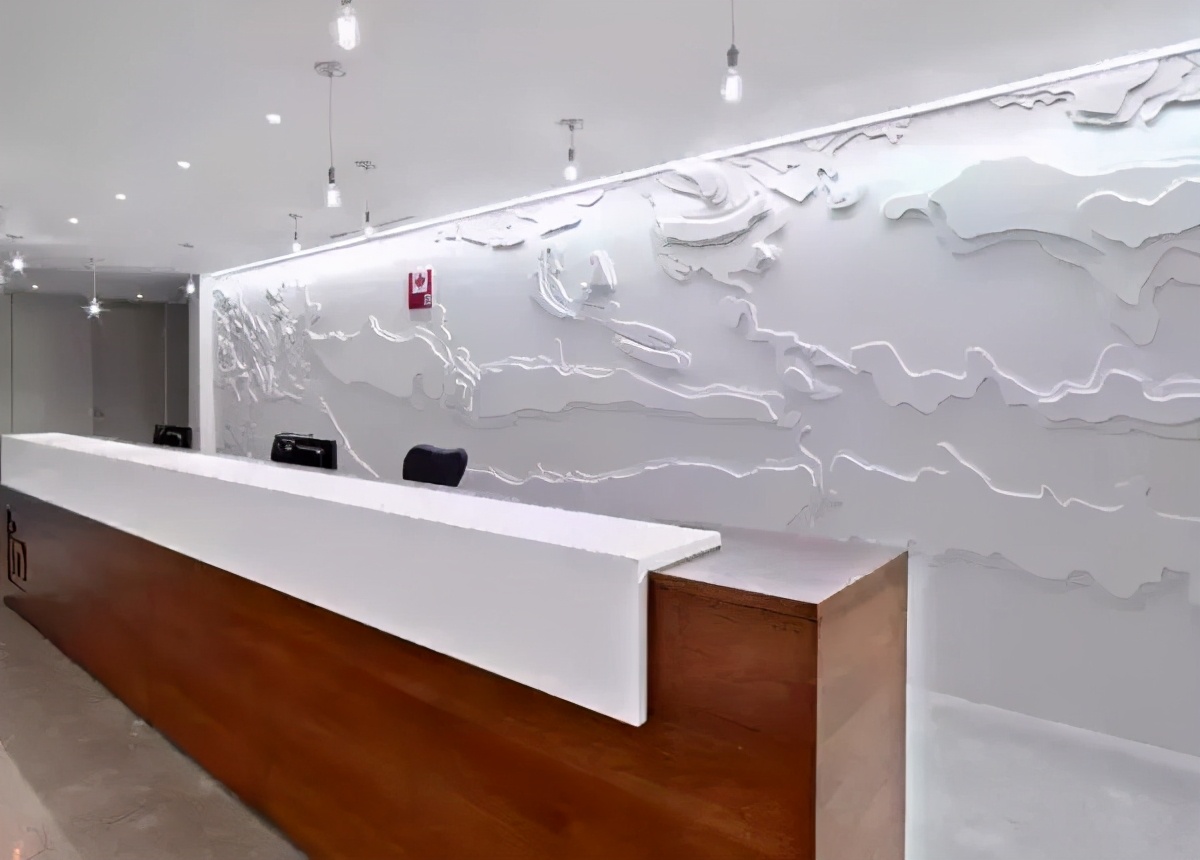 提升公司門面顏值 前臺背景墻該這么設(shè)計