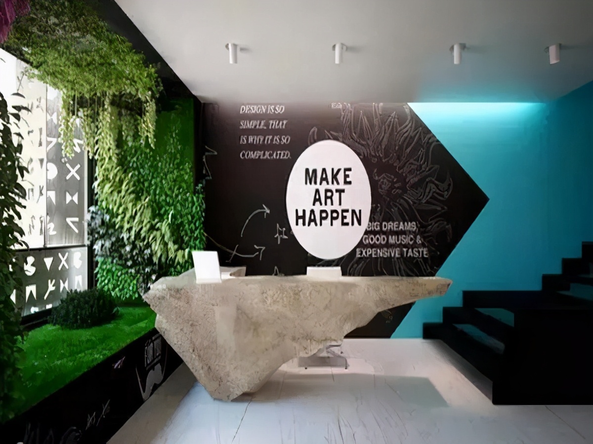 提升公司門面顏值 前臺背景墻該這么設(shè)計