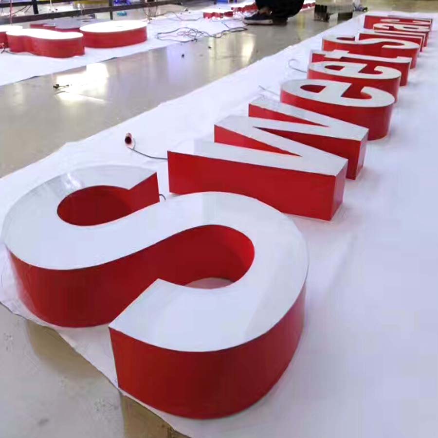 無邊發(fā)光字制作，無邊發(fā)光字廠家